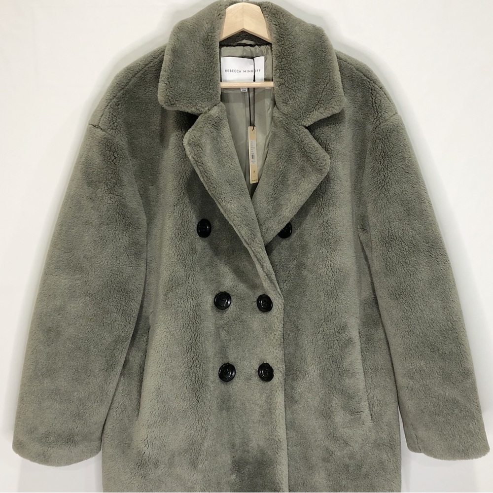 NWT Rebecca Minkoff Double-Breasted Coat - Picture 4 of 11